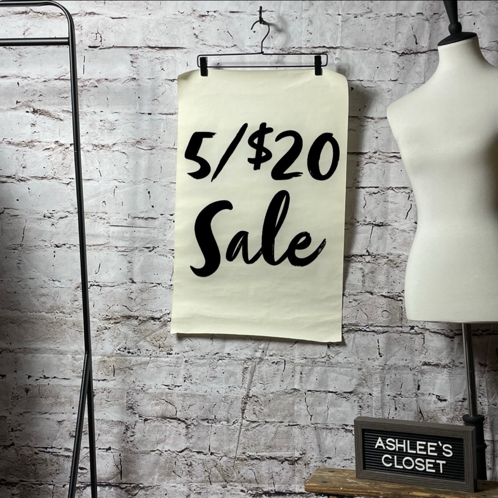 💰5/$20 Bundle and Save!